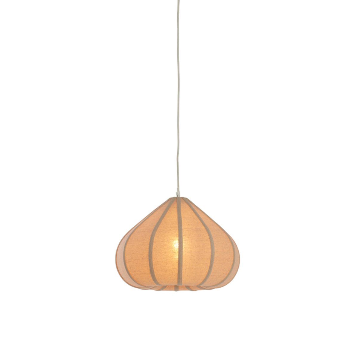 Zubeda Ø40 Brun Taklampe Fra Light & Living - Zubeda er en stilig pendellampe med en naturlig brun linskjerm.