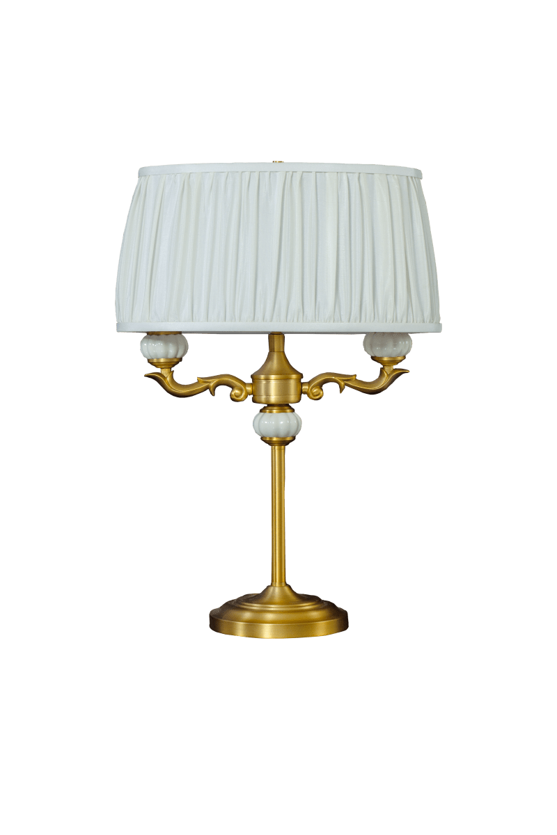 Toulouse 55cm Gull bordlampe Fra Aneta Lighting - Bordlampen Toulouse har et klassisk og elegant uttrykk med dekorative detaljer og en vakker gullfinish.