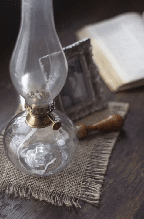 Kerosene lamp elisabeth round small Gjennomsiktig Fra Strömshaga - Passer med veke artikkelnummer 116210 og brennere med artikkelnummer 128118G.