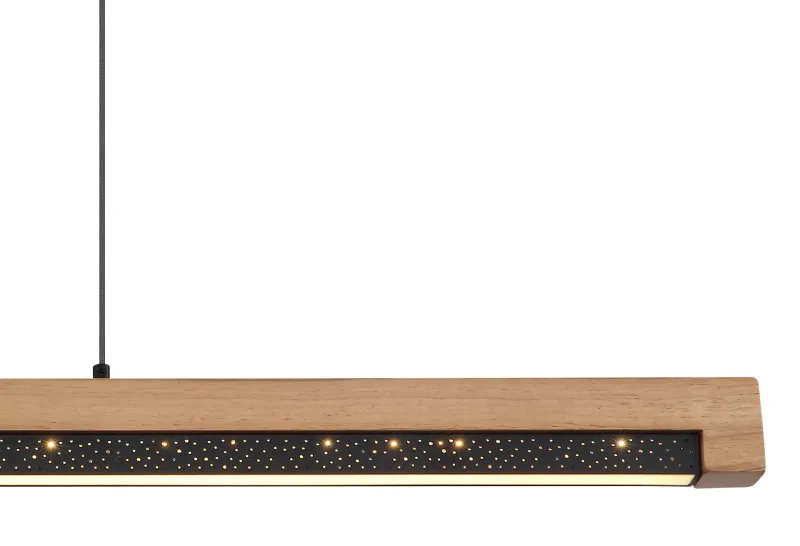 Starla 85cm Natur Taklampe Fra Globo Lighting - Skapa en stilfull och harmonisk ljuss&auml;ttning i ditt hem med denna moderna taklampa och njut av ett st&auml;mningsfullt sken i dina rum.
