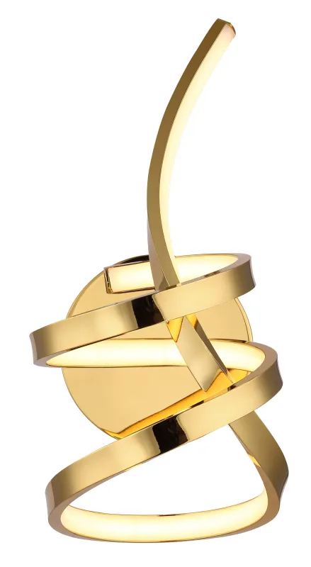 Iduna Ø35 Gull vegglampe Fra Globo Lighting - Iduna &auml;r en v&auml;gglampa som f&ouml;renar elegant design med funktionell belysning och blir en stilfull detalj i varje rum.