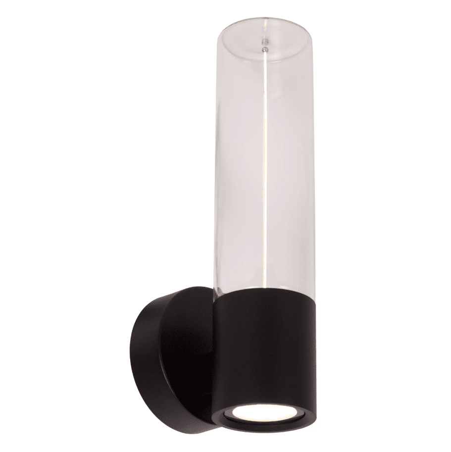 Filani Svart utendørslampe Fra Lucide - Filani er en moderne fasadelampe som gir godt allsidig lys med sin innebygde LED-lampe.
