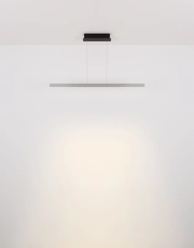 Dentsy 120cm Stål Taklampe Fra Globo Lighting - Med den smidiga touchknappen f&ouml;r av/p&aring; och den stegl&ouml;sa touchdimmern kan du enkelt justera ljusstyrkan efter &ouml;nskem&aring;l.