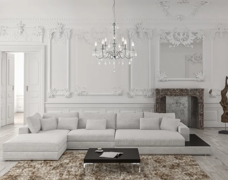 William Ø65 Krom krystall Fra Globo Lighting - 