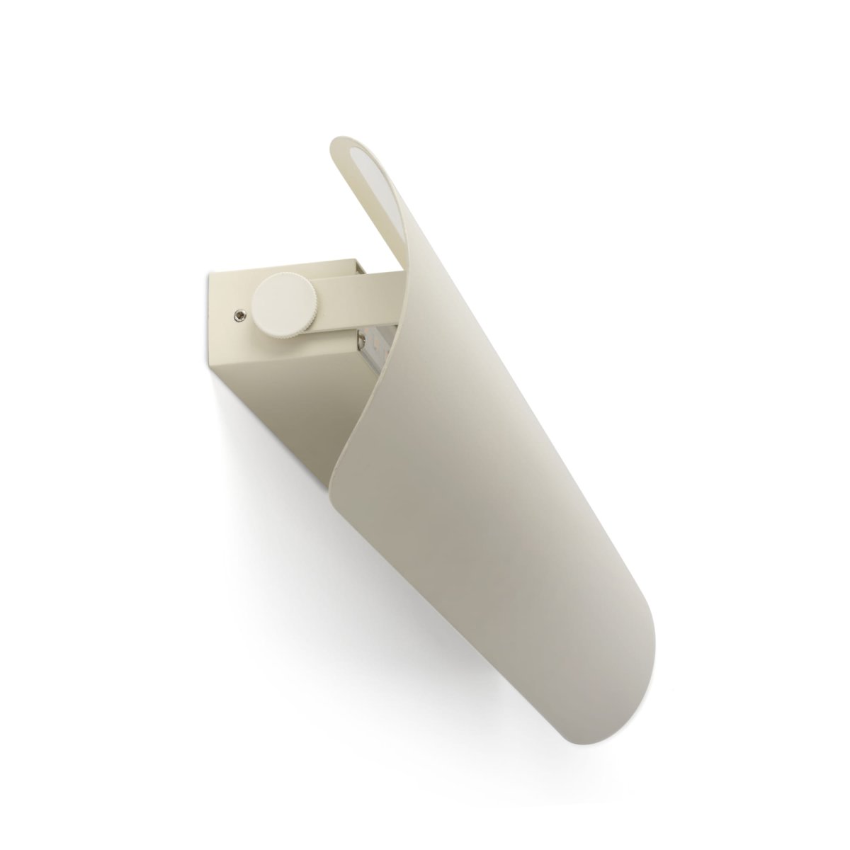 Novo 50cm Beige vegglampe Fra Faro Barcelona - Lampen er laget av metall og kan monteres b&aring;de vertikalt og horisontalt, noe som gj&oslash;r den fleksibel for forskjellige rom og behov.