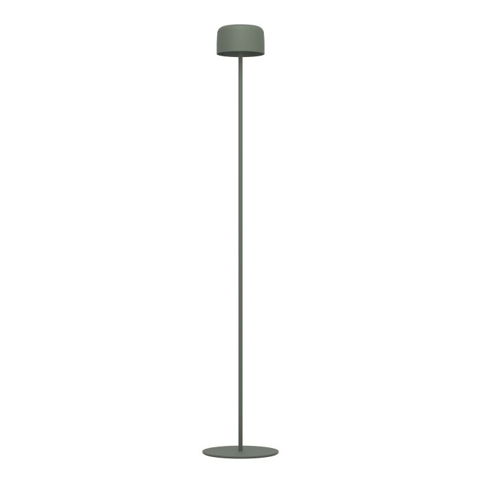 Roccanova 120cm Grønn solcellelampe Fra Eglo - Roccanova er en stilig, solcelledrevet gulvlampe som kombinerer form og funksjon for både innendørs og utendørs bruk.