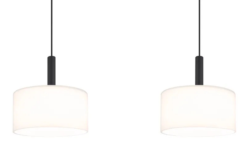 Trenton 96cm Hvit Taklampe Fra Globo Lighting - Denna takpendel &auml;r idealisk f&ouml;r matsalar och k&ouml;k, d&auml;r den skapar en inbjudande atmosf&auml;r och ett stilrent uttryck.