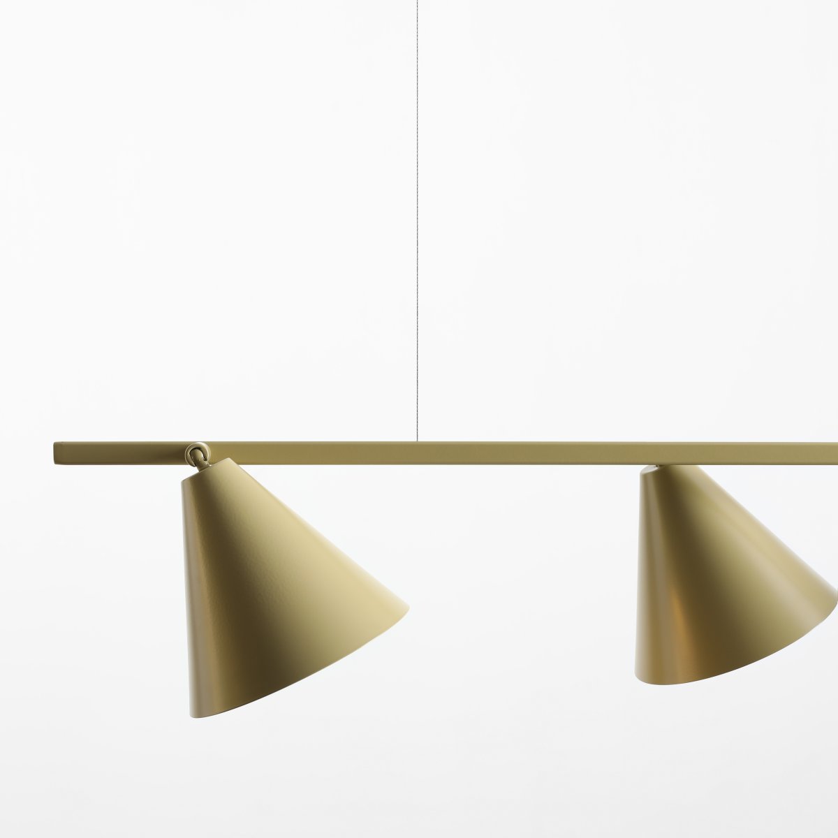Form 120cm Pistasjnøtter Taklampe Fra Artera - Form er en moderne pendellampe i metall med et stilig og lekent design.