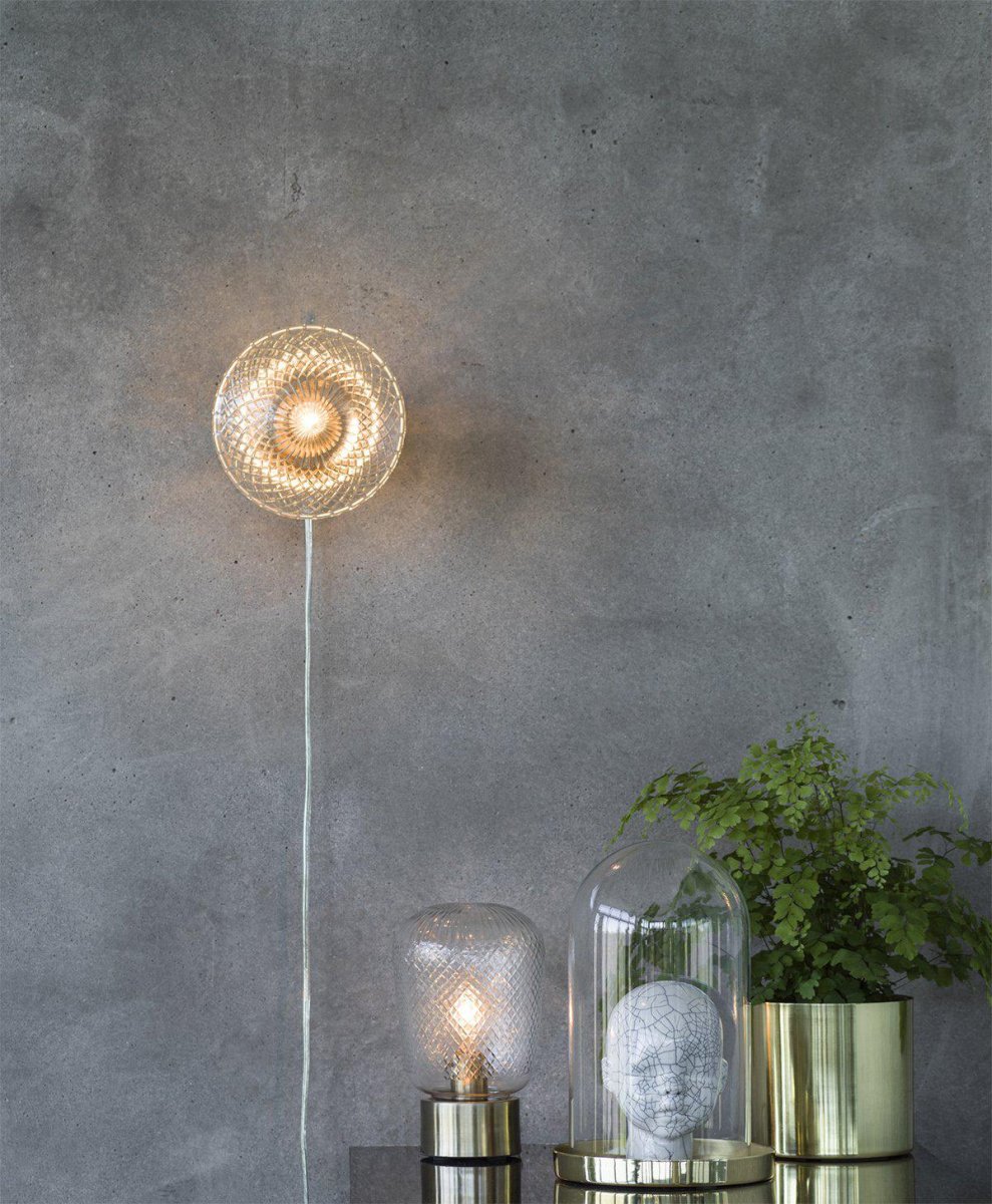 Juliette Messing vegglampe Fra PR Home - E14 lampefot for kronelys eller p&aelig;reformet lampe.