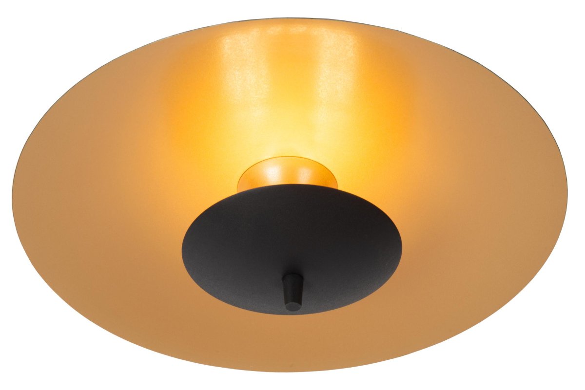 Vulcan Ø35 Svart plafond Fra Lucide - Diskret, men fengslende, moderne, men skiftende; koselig: denne lampen er en eksplosjon av stil og innovasjon som bringer magien til vulkanen inn i hjemmet ditt.