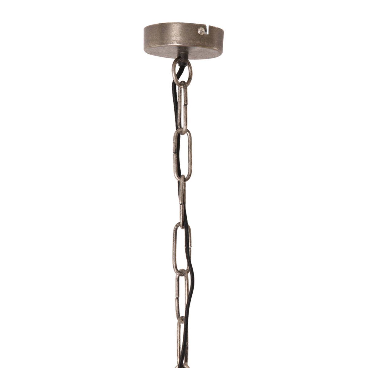 Kylie Ø60 Nikkel Taklampe Fra Light & Living - Kylie er en rustikk taklampe i metall med en glatt, mørk nikkelfinish, som skaper en varm og behagelig lysfordeling.