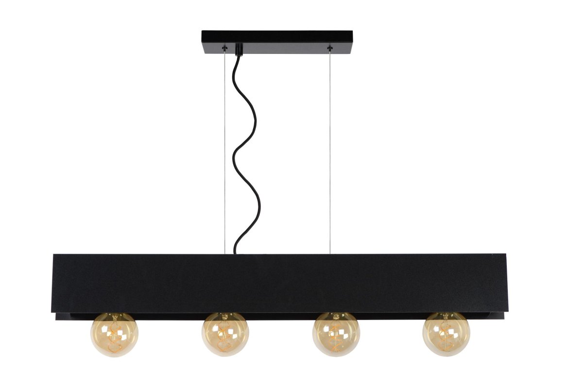 Surtus 90cm Svart Taklampe Fra Lucide - Den slanke konstruksjonen til p&aringen; metallrammen er en absolutt merverdi for alt moderne interiør.
