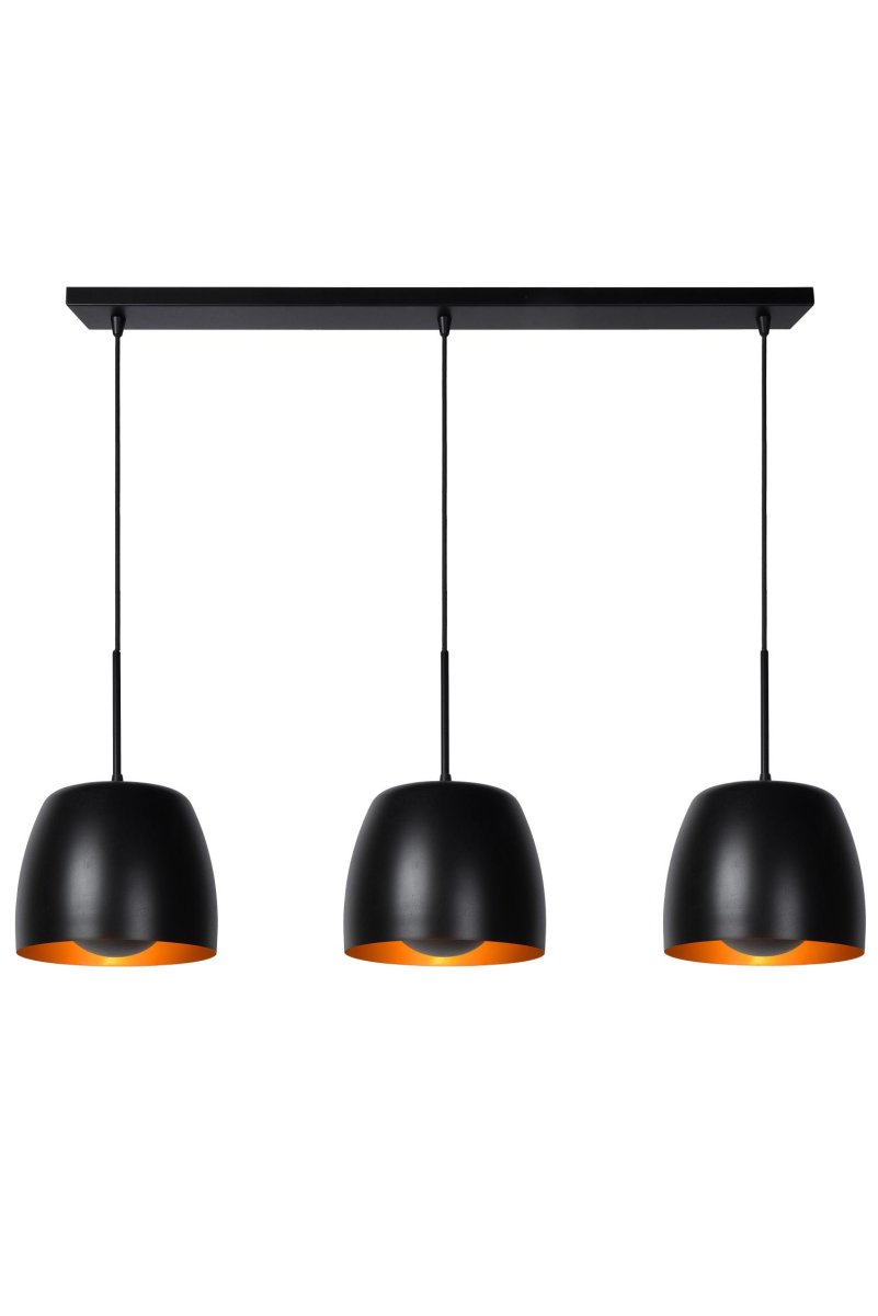 Nolan 105cm Svart Taklampe Fra Lucide -  Unike produktegenskaperPasser for bruk med LED-lyskilderDenne lampen er justerbar i høyLett å koble til en dimmer (ekskl.