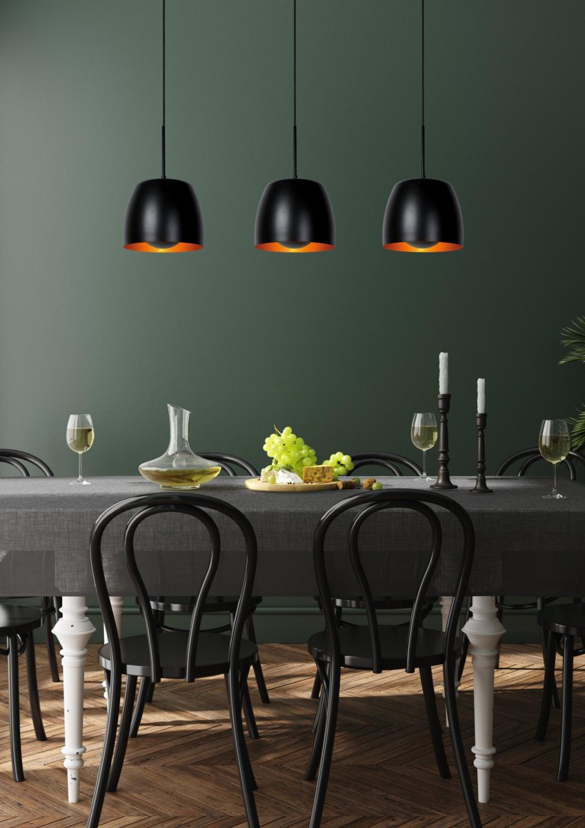 Nolan 105cm Svart Taklampe Fra Lucide -  Unike produktegenskaperPasser for bruk med LED-lyskilderDenne lampen er justerbar i høyLett å koble til en dimmer (ekskl.