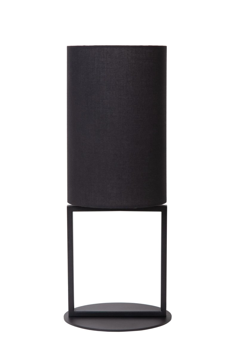 Herman 50cm Svart bordlampe Fra Lucide - Med sine runde og kantete former er Herman litt uforutsigbar og litt mystisk, noe som gjør ham til det perfekte tillegget til din byr&aring; eller nattbord.