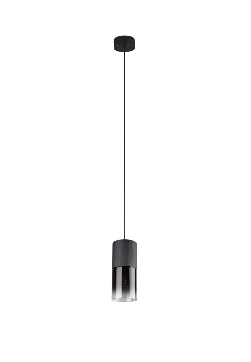 Robin Ø10 Svart Taklampe Fra Trio Lighting - Den moderne pendellampen ROBIN tiltrekker seg oppmerksomhet takket være den elegante glassskjermen.