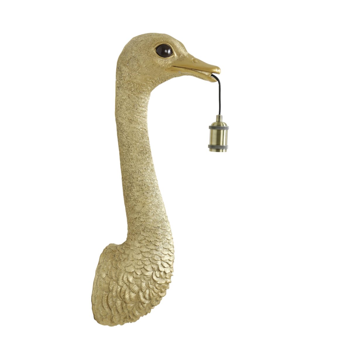 Ostrich 72cm Gull vegglampe Fra Light & Living - 