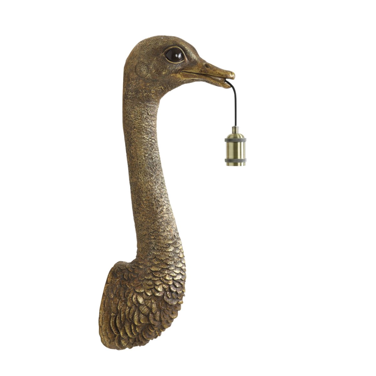 Ostrich 72cm Bronse vegglampe Fra Light & Living - 