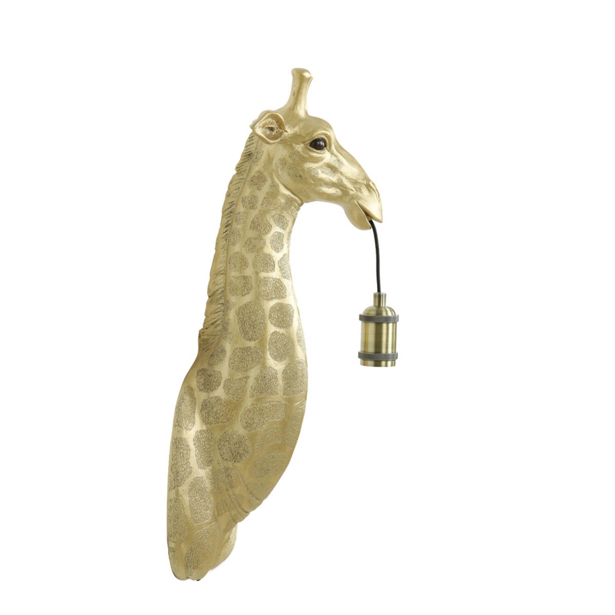 Giraffe 60cm Gull vegglampe Fra Light & Living - 