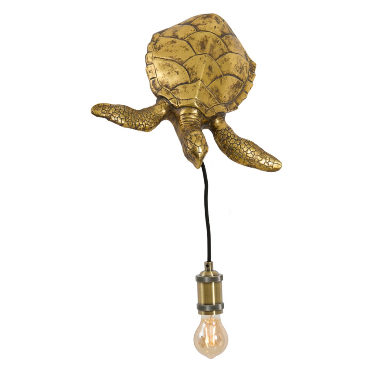 Turtle 20cm Bronse vegglampe Fra Light & Living - 
