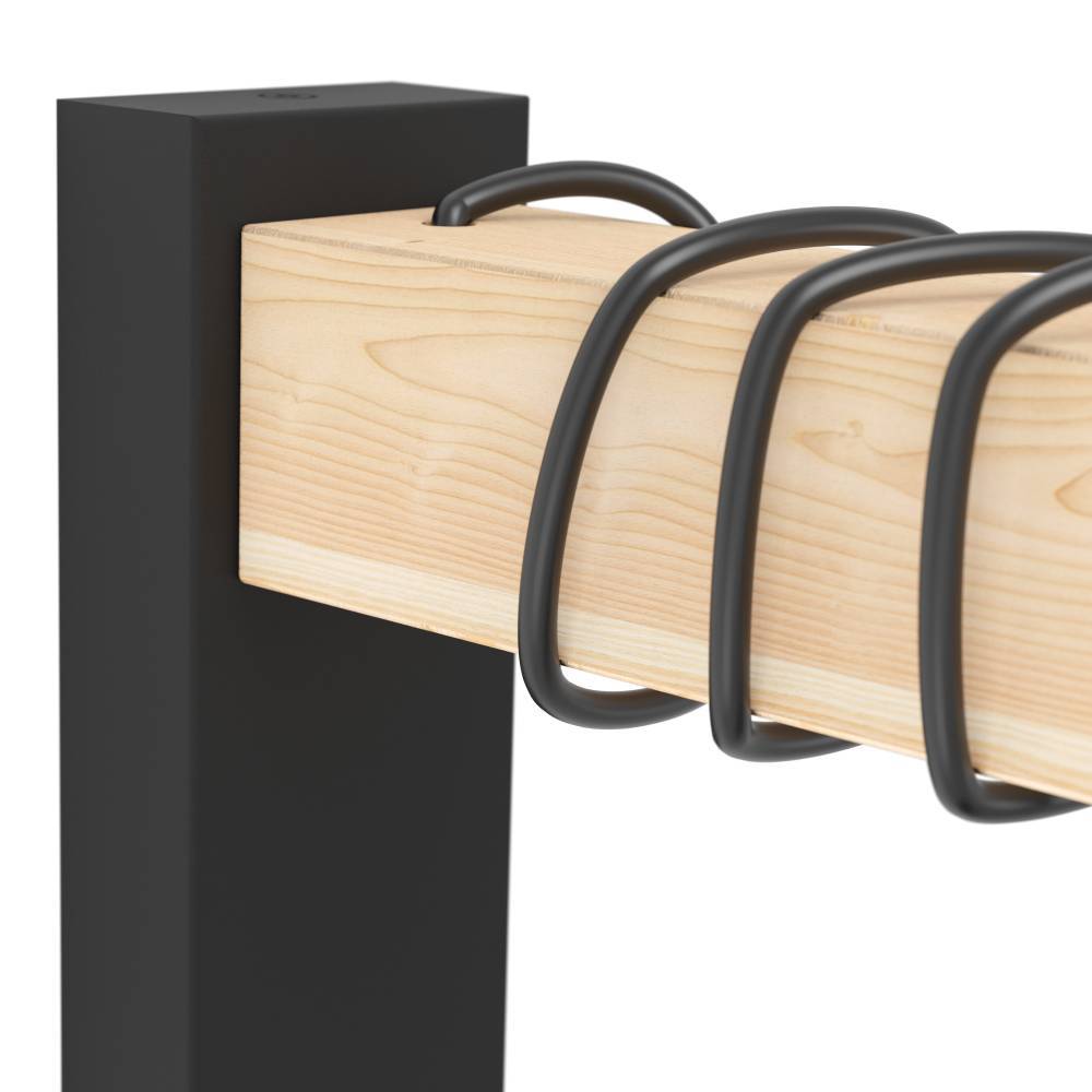 Townshend Svart vegglampe Fra Eglo - Lampens enkle, men sjarmerende design passer like godt i moderne som i landlige omgivelser og gir en varm og innbydende atmosfære.