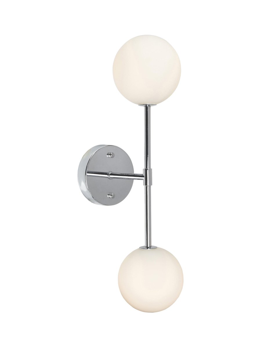 Sigma 50cm Krom baderomslampe Fra PR Home - Den er beskyttet mot fukt i IP23-klassifisering og passer godt i baderomsmilj&oslash;er.