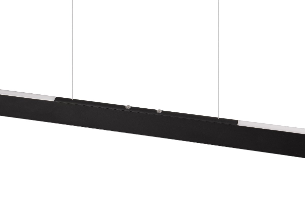 Helios 100cm Svart Taklampe Fra Trio Lighting - Designet i matt sort farge er et ekte blikkfang i interiørkonseptet ditt.