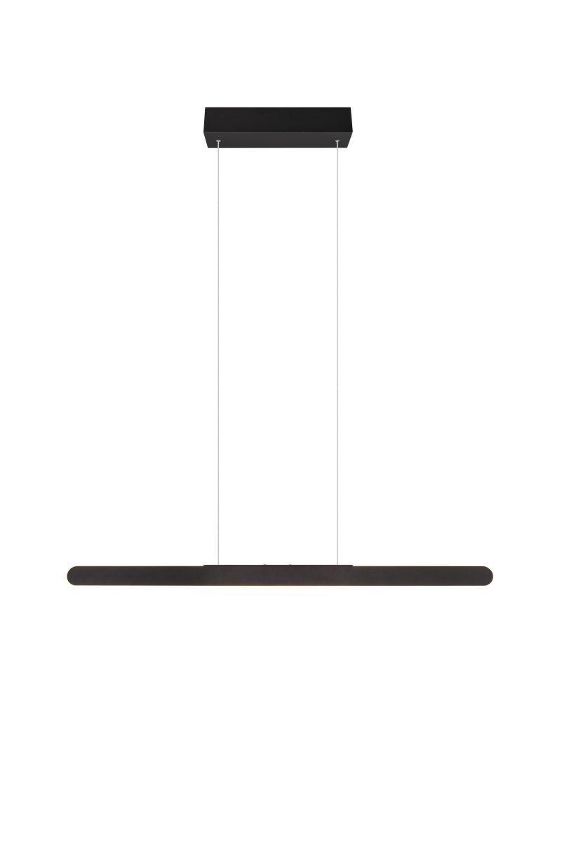 Helios 100cm Svart Taklampe Fra Trio Lighting - Designet i matt sort farge er et ekte blikkfang i interiørkonseptet ditt.