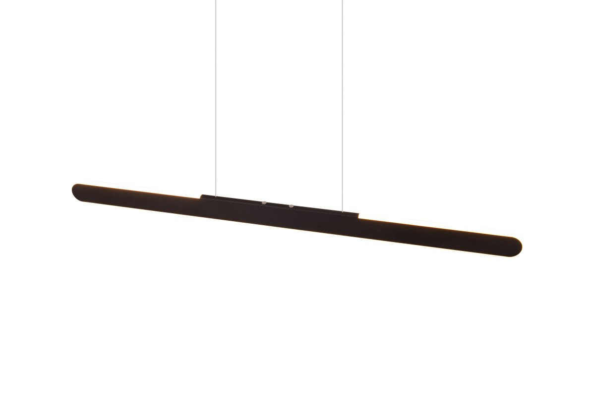 Helios 100cm Svart Taklampe Fra Trio Lighting - Designet i matt sort farge er et ekte blikkfang i interiørkonseptet ditt.