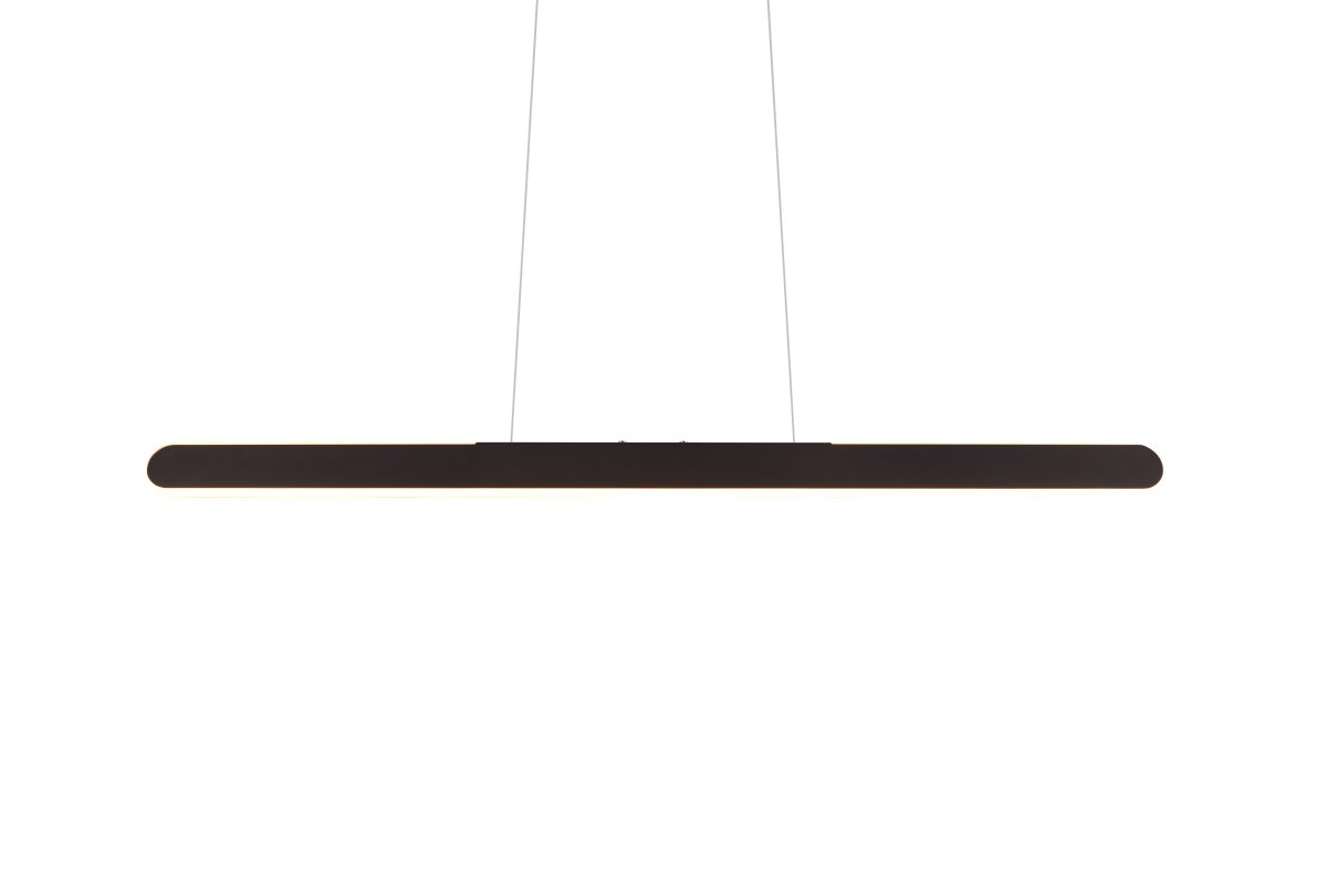 Helios 100cm Svart Taklampe Fra Trio Lighting - Designet i matt sort farge er et ekte blikkfang i interiørkonseptet ditt.