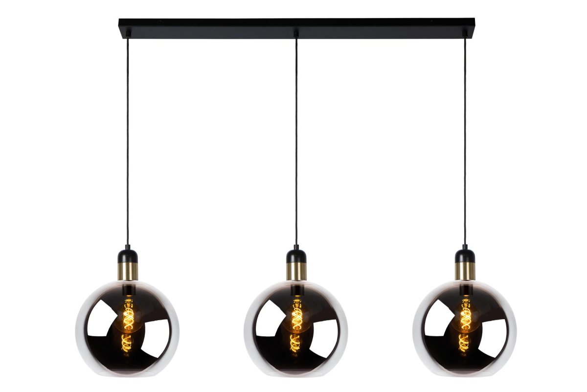 Julius 105cm Røykfarget Taklampe Fra Lucide - &nbsp;Unike produktegenskaperPasser for bruk med LED-lyskilderLampen er justerbar i høydenLett å koble til en dimmer (ekskl.