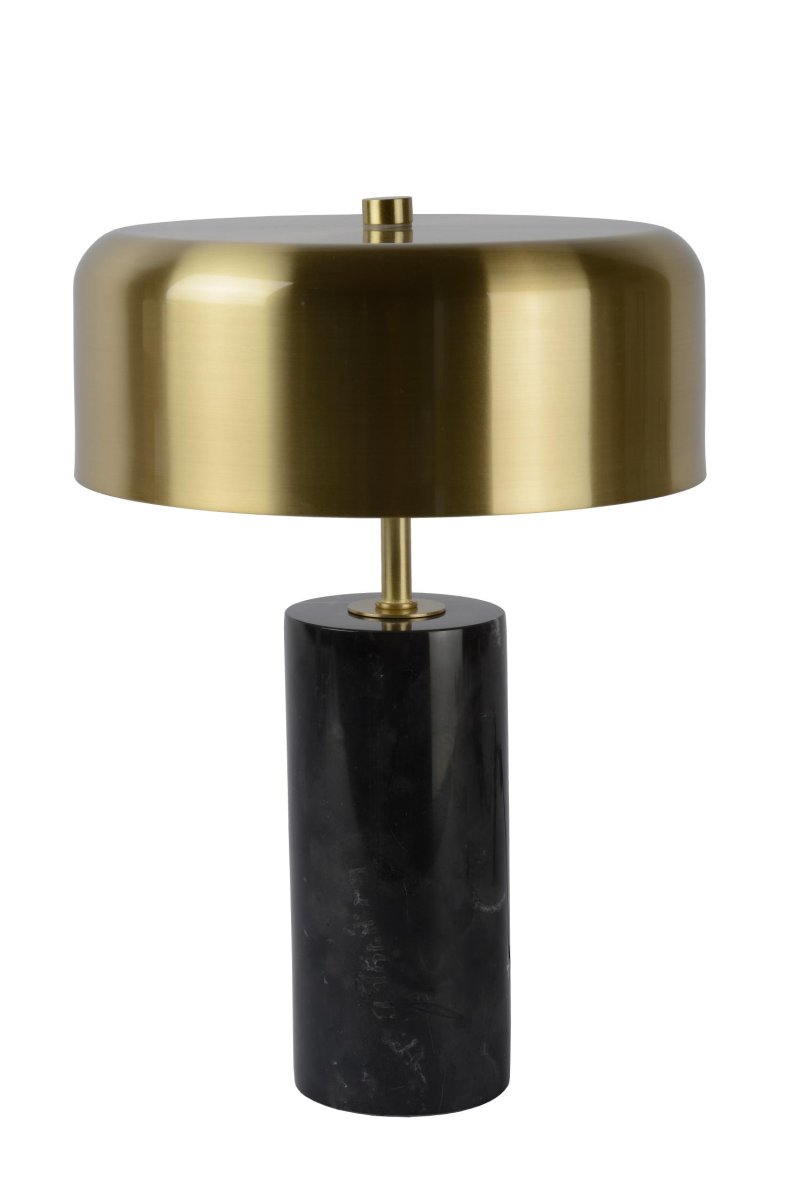Mirasol 36cm Svart bordlampe Fra Lucide - Med en elegant marmorbase gir Mirasol en følelse av klasse til ethvert rom.