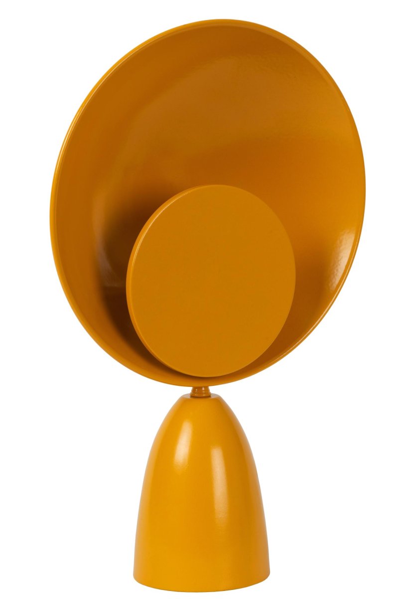 Castamar 40cm Gul bordlampe Fra Lucide - Plasser den i hj&oslash;rnet av et rom eller p&aring;; en skjenk for &aring; umiddelbart skape en kul retro-atmosf&aelig;re.