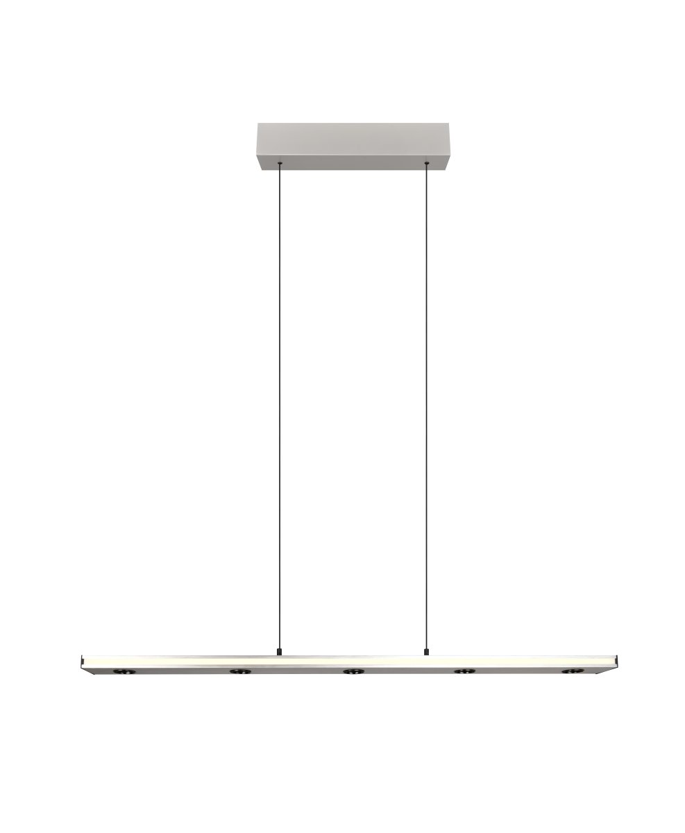 Graham 110cm Børstet stål Taklampe Fra Trio Lighting - 