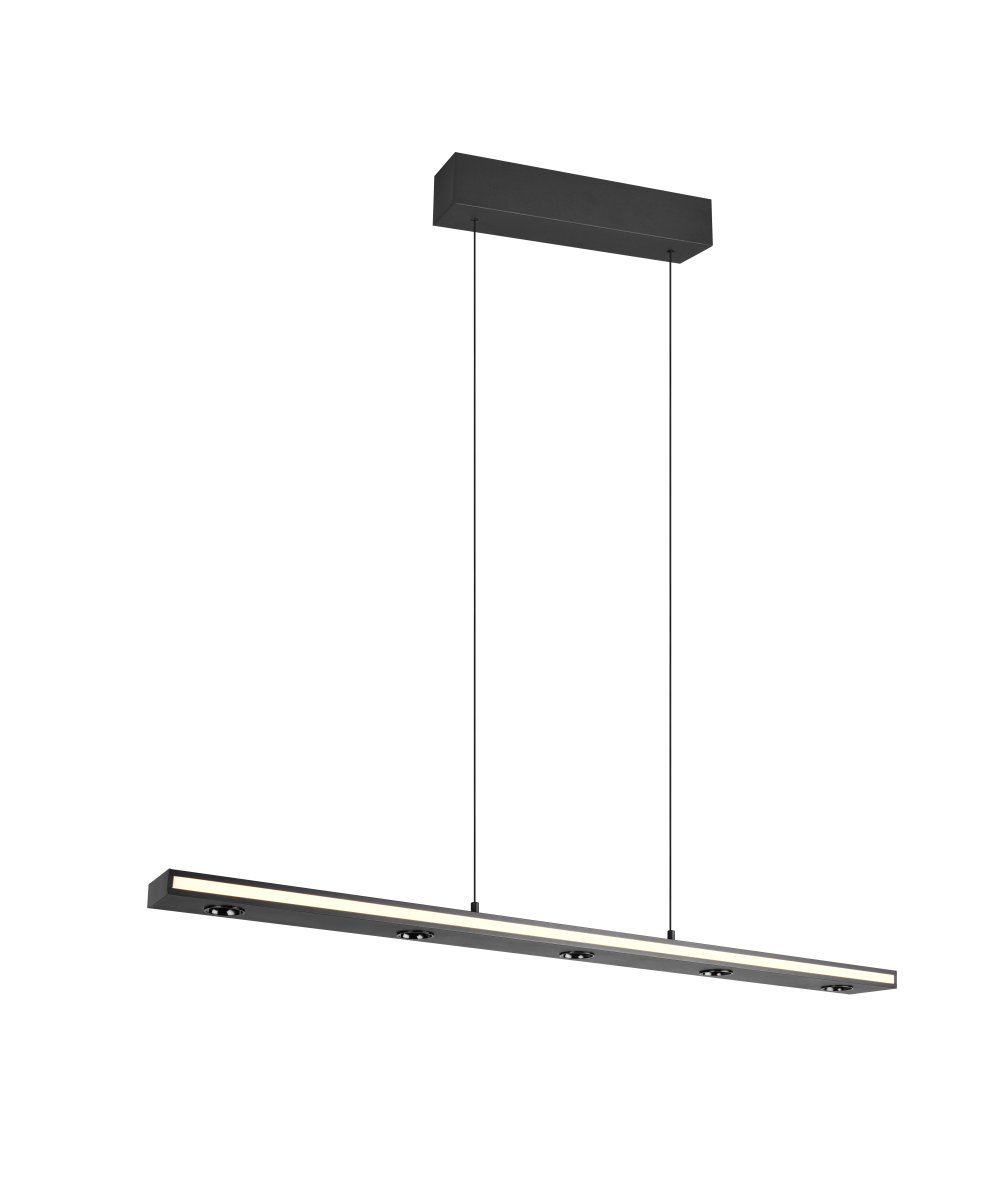 Graham 110cm Svart Taklampe Fra Trio Lighting - 