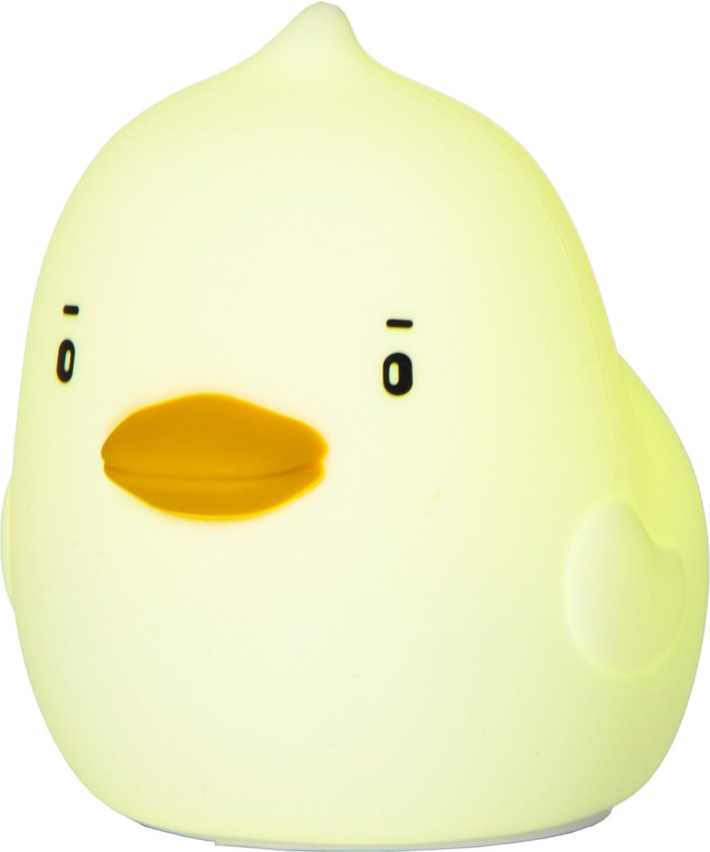 Duck Hvit barnelampe Fra Star Trading - Lampen har berøringsfunksjon, og med et lett trykk kan du dekke til, slå av eller bytte mellom forskjellige vakre farger.