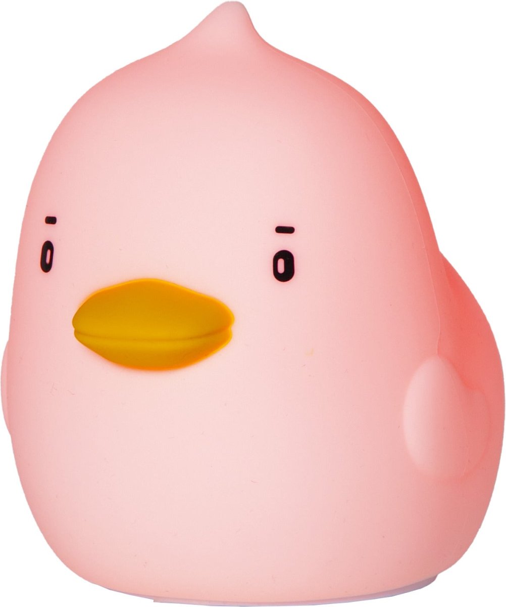 Duck Hvit barnelampe Fra Star Trading - Lampen har berøringsfunksjon, og med et lett trykk kan du dekke til, slå av eller bytte mellom forskjellige vakre farger.