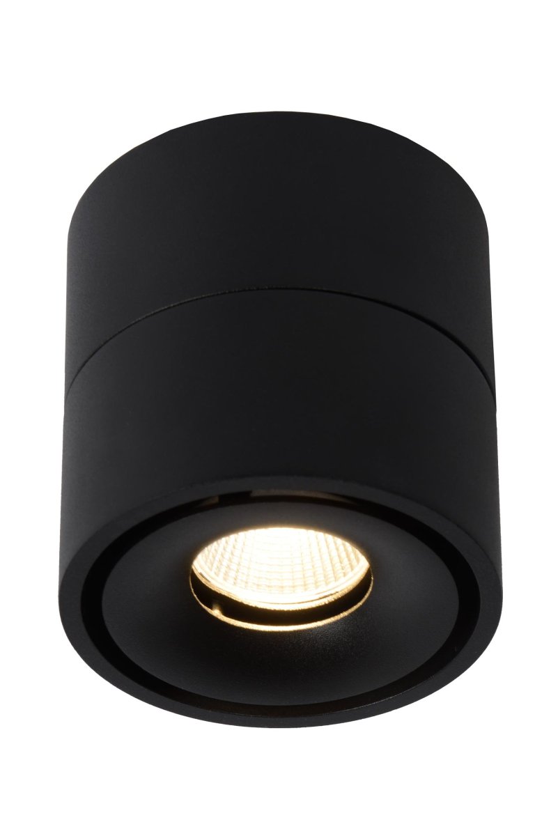 Yumiko Svart spotlight Fra Lucide - Unike produktegenskaper:Med integrert dimbar LED-lyskildeUtstyrt med varmhvitt lys (2700K)Lett å koble til en dimmer (ekskl.