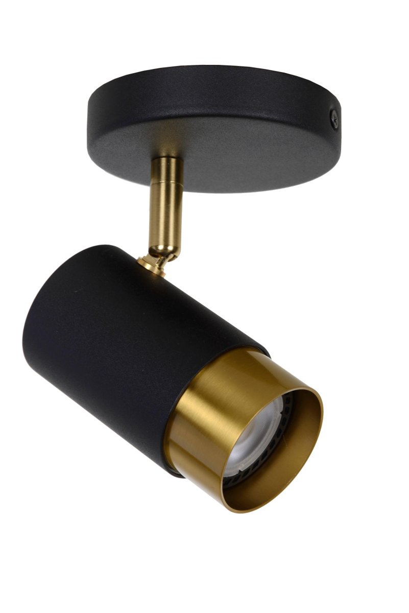 Floris Svart spotlight Fra Lucide - Unike produktegenskaperPasser for bruk med LED-lyskildeDenne lampen er roterbar og vippbarLett å koble til en dimmer (ekskl.