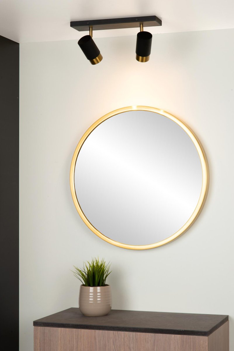 Floris 2 Svart spotlight Fra Lucide - Unike produktegenskaperPasser for bruk med LED-lyspærerDenne lampen er roterbar og vippbarLett å koble til en dimmer (ekskl.