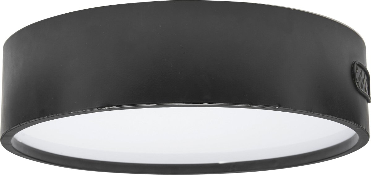 Norton Ø40 Svart plafond Fra PR Home - Tak Norton i metall med akrylplate for å spre lyset og forhindre gjenskinn.