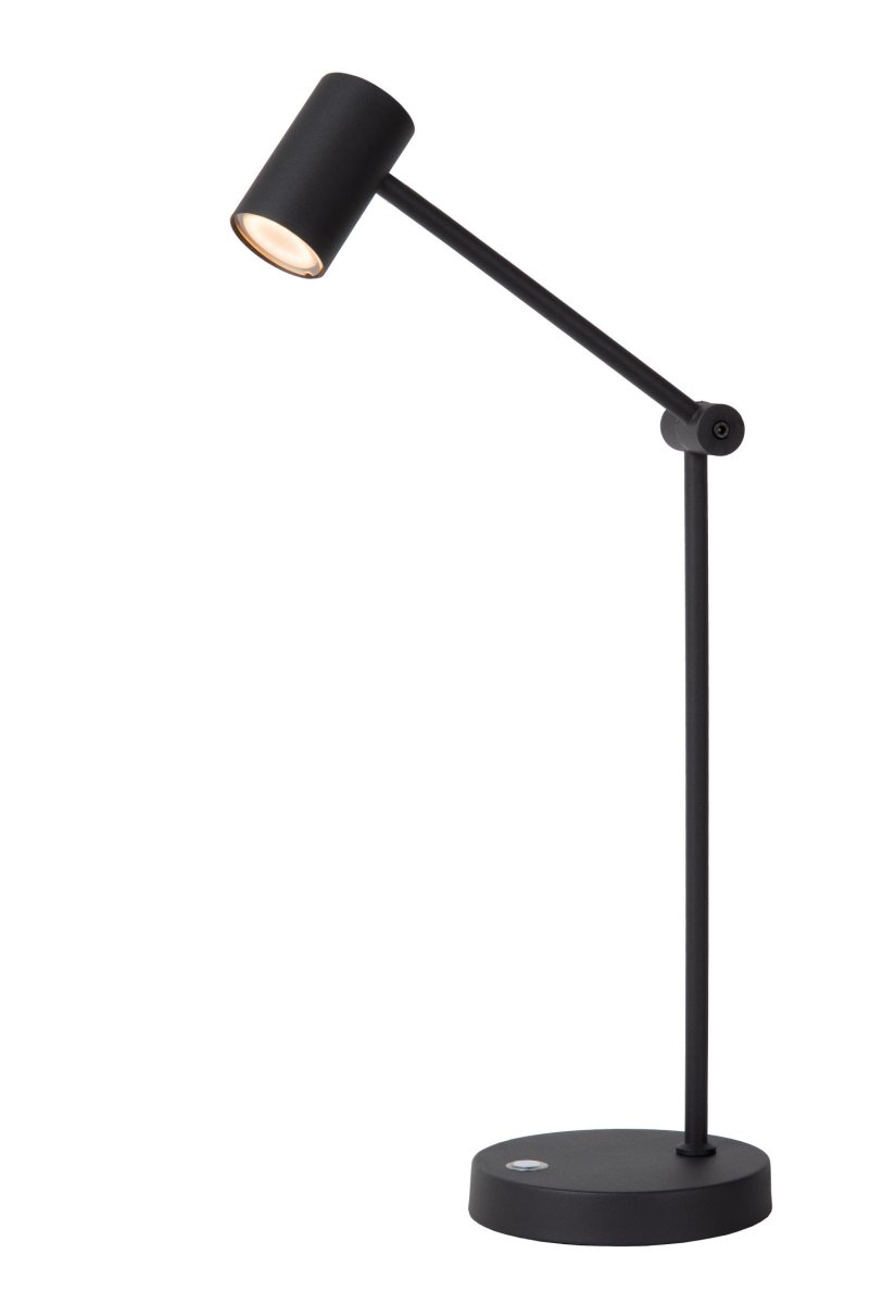 Tipik 64cm Svart skrivebordslampe Fra Lucide - Enten du vil ha sterkt lys for å studere eller en koselig glød for å lese en god bok, valget er ditt!