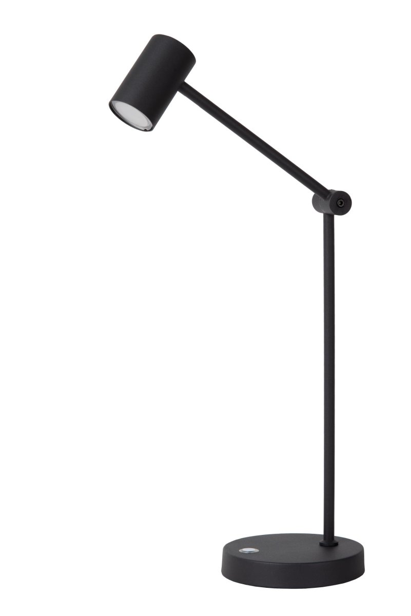 Tipik 64cm Svart skrivebordslampe Fra Lucide - Enten du vil ha sterkt lys for å studere eller en koselig glød for å lese en god bok, valget er ditt!