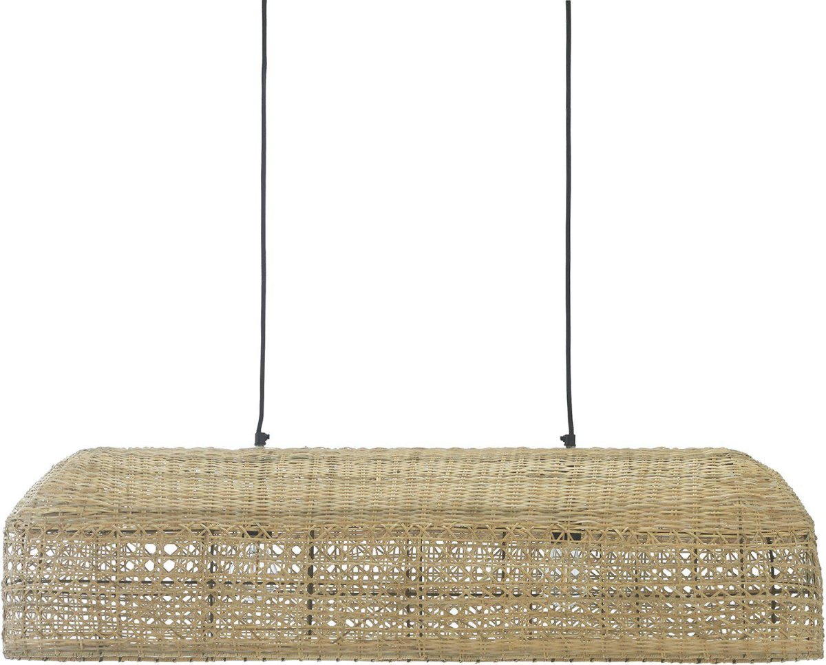 Wickham 100cm Natur Taklampe Fra PR Home - Lampen har 2 lampeholdere og fast montering i tak (ingen krokoppheng).