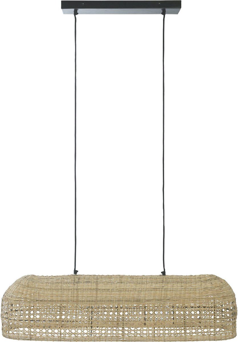 Wickham 100cm Natur Taklampe Fra PR Home - Lampen har 2 lampeholdere og fast montering i tak (ingen krokoppheng).