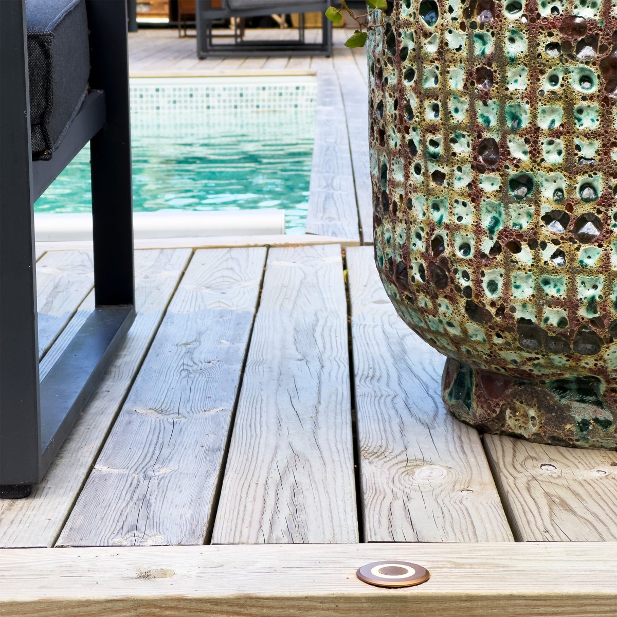 Lynx Bronse Fra Lightson - Lynx kan brukes som mark&oslash;r ved et trinn eller enden av en trapp; et niv&aring;&aring; i treverdenen.