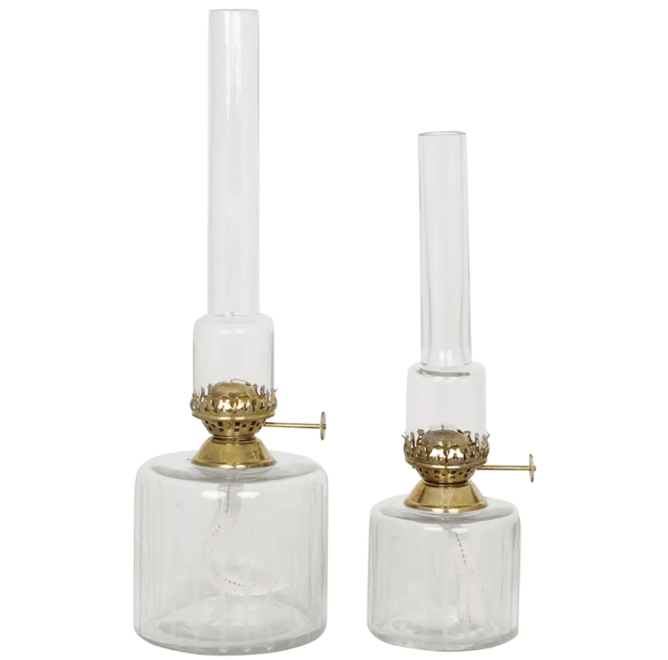 Kerosene Lamp Straight Big Gjennomsiktig Fra Strömshaga - Passer med veke artikkelnummer 116210 og brennere med artikkelnummer 121810G.