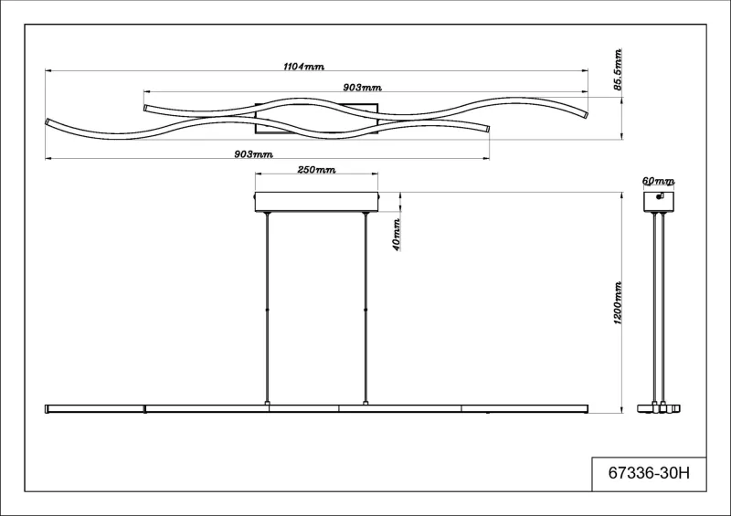 Boyd 110cm Svart Taklampe Fra Globo Lighting - Ge ditt hem en modern touch med denna stilrena taklampa och njut av den perfekta balansen mellan design och funktion.
