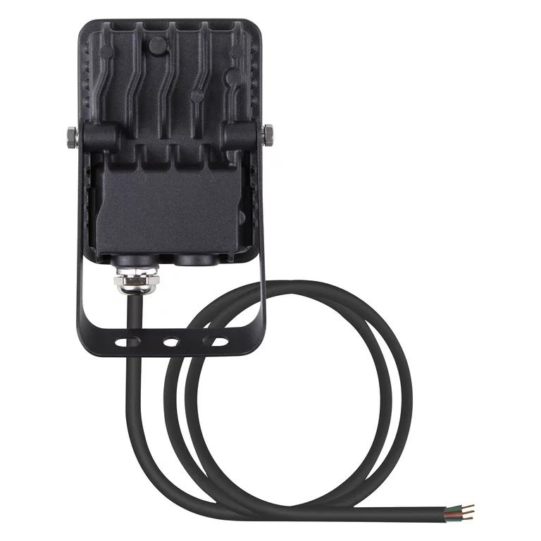 Floodlight Essential Sensor 10W Svart utendørslampe Fra Ledvance - Med en innebygd bevegelses- og dagslyssensor slår lyset seg på automatisk når det er bevegelse og tilpasser seg lysforholdene, og maksimerer energisparingen.