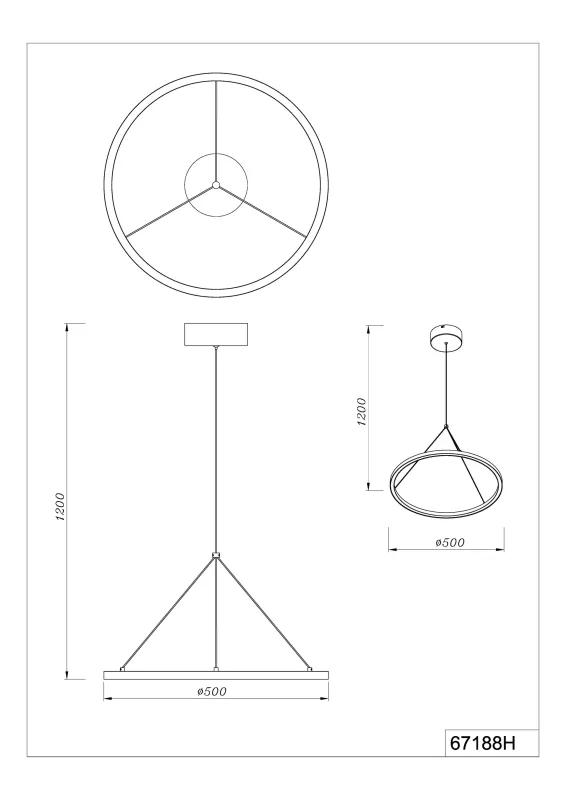 Grenvix Ø50 Svart Taklampe Fra Globo Lighting - Grenvix &auml;r en unik och stilfull takpendel som utm&auml;rker sig med sin runda form och distinkta ringdesign.